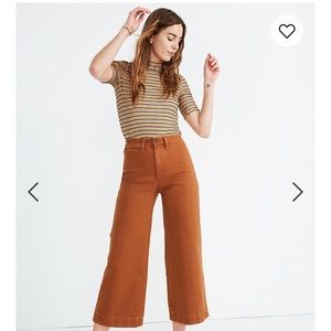 Emmett Wide-Leg Crop Pants size 28